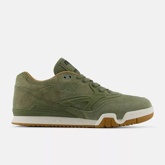 NEW NEW BALANCE men's numeric 770 shoes in olive/white-gum